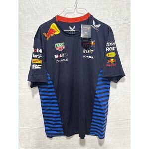 F1 Formula One Oracle Red Bull Racing Team Castore Official T Shirt Jersey XL